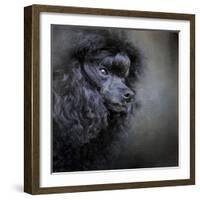 Snack Spotter Toy Black Poodle-Jai Johnson-Framed Giclee Print