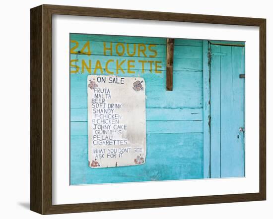 Snackette, Portsmouth, Dominica, Lesser Antilles, Windward Islands, West Indies-Richard Cummins-Framed Photographic Print