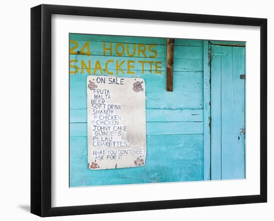 Snackette, Portsmouth, Dominica, Lesser Antilles, Windward Islands, West Indies-Richard Cummins-Framed Photographic Print