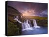 Snaefellnesfall Sunset-Moises Levy-Stretched Canvas