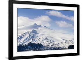 Snaefellsjokull, Snaefellsnes Peninsula, Iceland, Polar Regions-Michael-Framed Photographic Print