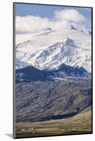 Snaefellsjokull, Snaefellsnes Peninsula, Iceland, Polar Regions-Michael-Mounted Photographic Print