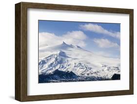 Snaefellsjokull, Snaefellsnes Peninsula, Iceland, Polar Regions-Michael-Framed Photographic Print