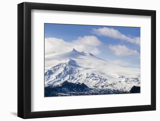 Snaefellsjokull, Snaefellsnes Peninsula, Iceland, Polar Regions-Michael-Framed Photographic Print