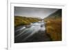 Snaefellsness, National Park, Glacial river flowing through mossy tundra, Iceland, Polar Regions-Jon Reaves-Framed Photographic Print