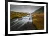 Snaefellsness, National Park, Glacial river flowing through mossy tundra, Iceland, Polar Regions-Jon Reaves-Framed Photographic Print