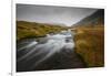 Snaefellsness, National Park, Glacial river flowing through mossy tundra, Iceland, Polar Regions-Jon Reaves-Framed Photographic Print