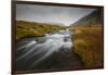 Snaefellsness, National Park, Glacial river flowing through mossy tundra, Iceland, Polar Regions-Jon Reaves-Framed Photographic Print