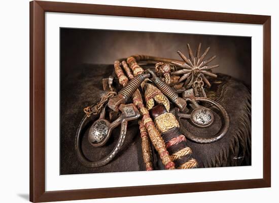 Snaffle Bit n Spur-Barry Hart-Framed Giclee Print