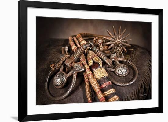 Snaffle Bit n Spur-Barry Hart-Framed Giclee Print