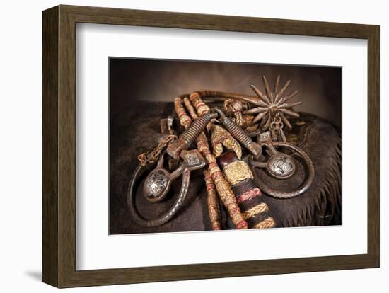 Snaffle Bit n Spur-Barry Hart-Framed Art Print