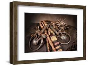 Snaffle Bit n Spur-Barry Hart-Framed Art Print