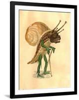 Snail 1873 'Missing Links' Parade Costume Design-Charles Briton-Framed Giclee Print