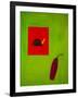 Snail and aubergine,1998,(oil on linen)-Cristina Rodriguez-Framed Giclee Print