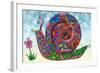 Snail Coloured-Delyth Angharad-Framed Giclee Print