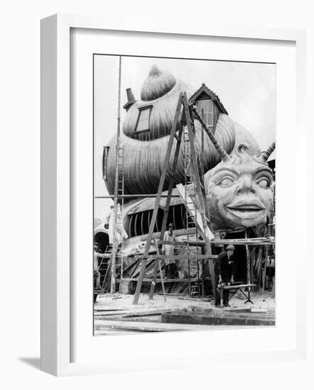 Snail Haunted House-null-Framed Photographic Print