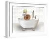 Snail In Bathtub-Matthew Piotrowicz-Framed Art Print