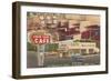 Snak Shak Cafe, Retro Diner-null-Framed Art Print