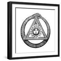 Snake and Eye, End of 19th C-John Yarker-Framed Giclee Print