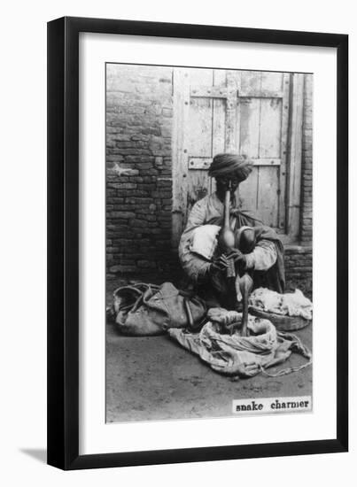 Snake Charmer, India, 20th Century-null-Framed Giclee Print