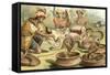 Snake Charmers and Cobras-null-Framed Stretched Canvas