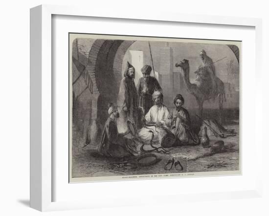 Snake-Charmers, Inhabitants of the Riff Coast, Morocco-Harry John Johnson-Framed Giclee Print