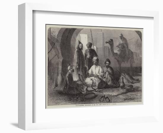 Snake-Charmers, Inhabitants of the Riff Coast, Morocco-Harry John Johnson-Framed Giclee Print