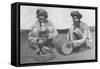 Snake Charming in Cawnpore, January 1912-English Photographer-Framed Stretched Canvas