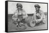 Snake Charming in Cawnpore, January 1912-English Photographer-Framed Stretched Canvas