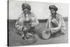 Snake Charming in Cawnpore, January 1912-English Photographer-Stretched Canvas