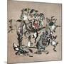 Snake Extermination of by Frog-Kyosai Kawanabe-Mounted Giclee Print