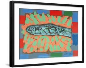 Snake-Head, 1996-Peter Wilson-Framed Giclee Print