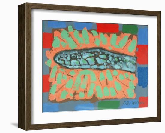 Snake-Head, 1996-Peter Wilson-Framed Giclee Print