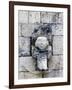 Snake Head, Relief on Wall of the Temple of the Warriors, Chichen Itza-null-Framed Photographic Print