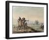 Snake Indians Testing Bows, 1837-Alfred Jacob Miller-Framed Giclee Print