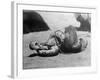 Snake Killing a Mongoose-null-Framed Photographic Print