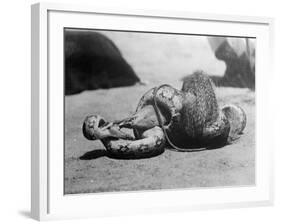 Snake Killing a Mongoose-null-Framed Photographic Print