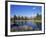 Snake River and Autumn Woodland, with Grand Tetons Behind, Grand Teton National Park, Wyoming, USA-Pete Cairns-Framed Photographic Print