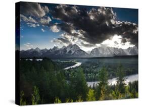 Snake River, Grand Teton National Park, Wyoming-Brad Beck-Stretched Canvas