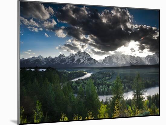 Snake River, Grand Teton National Park, Wyoming-Brad Beck-Mounted Photographic Print