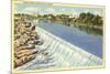 Snake River, Idaho Falls, Idaho-null-Mounted Art Print