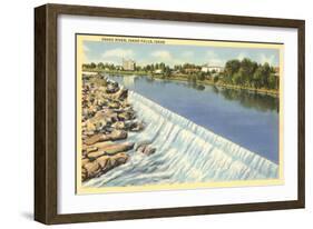 Snake River, Idaho Falls, Idaho-null-Framed Art Print