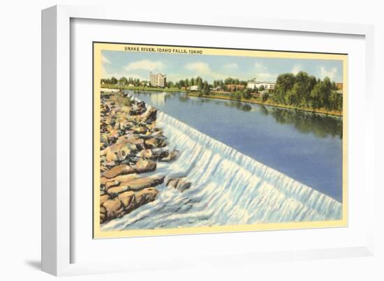 Snake River, Idaho Falls, Idaho-null-Framed Art Print