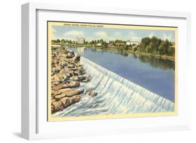 Snake River, Idaho Falls, Idaho-null-Framed Art Print