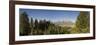 Snake River Overlook and Teton Mountain Range, Grand Teton National Park, Wyoming, USA-Michele Falzone-Framed Photographic Print