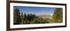 Snake River Overlook and Teton Mountain Range, Grand Teton National Park, Wyoming, USA-Michele Falzone-Framed Photographic Print