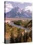 Snake River with Tetons in Background-Alfred Eisenstaedt-Stretched Canvas