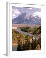 Snake River with Tetons in Background-Alfred Eisenstaedt-Framed Photographic Print