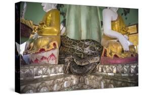 Snake Temple (Mwe Paya) Between Dalah and Twante, across the River from Yangon, Myanmar (Burma)-Matthew Williams-Ellis-Stretched Canvas