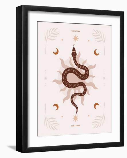 Snake Transform-Beth Cai-Framed Giclee Print